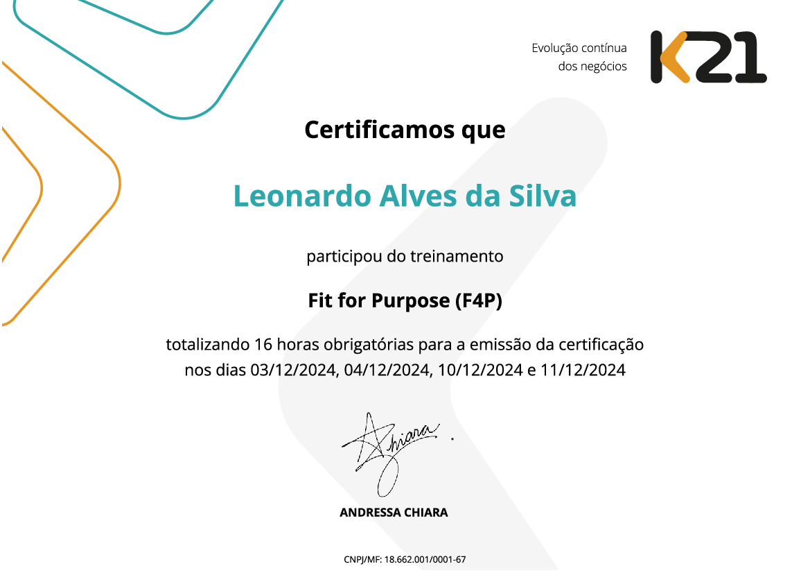 Certificado K21